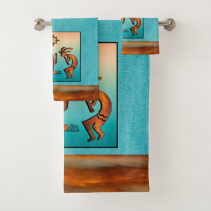 Southwest Kokopelli Bath Towel Set