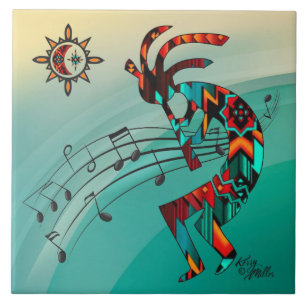 Southwest Kokopelli CERAMIC TILE