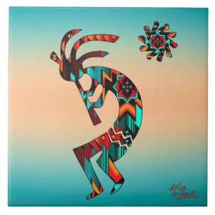 Southwest Kokopelli CERAMIC TILE