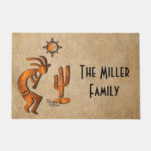 Southwest Kokopelli  Doormat