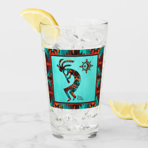 Southwest Kokopelli Glass Cup