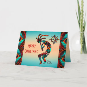 Southwest Kokopelli Holiday Card