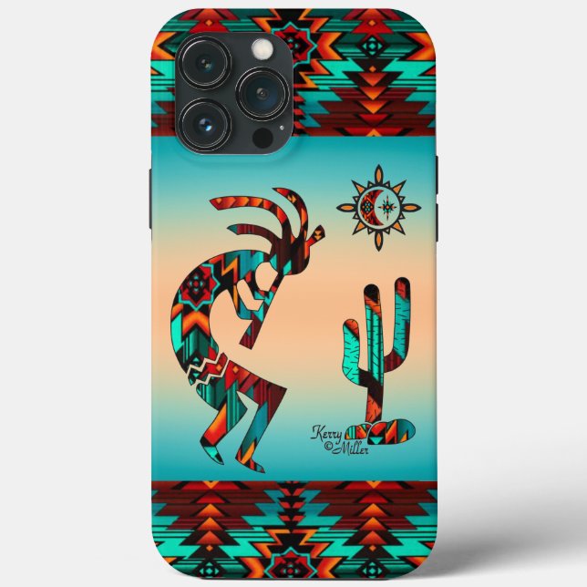 Southwest Kokopelli iPhone case (Back)