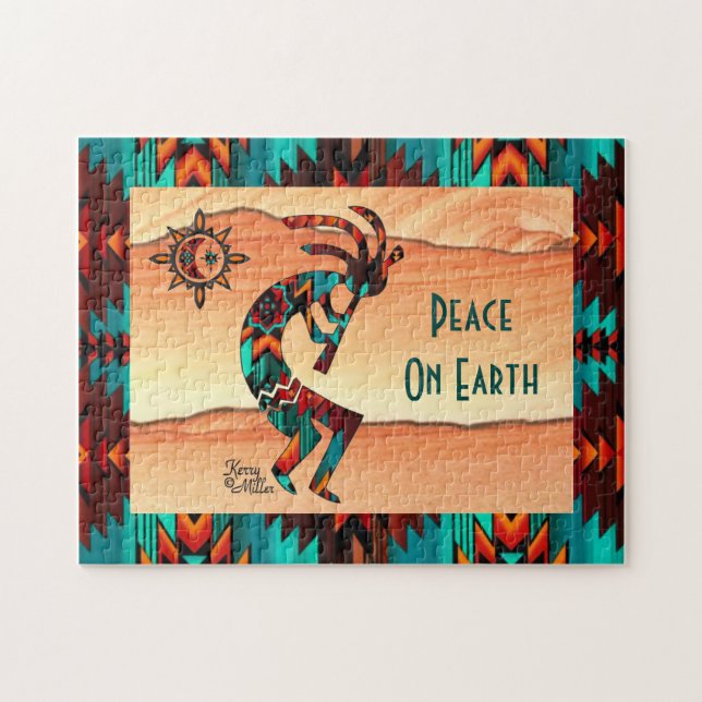 Southwest Kokopelli  Jigsaw Puzzle (Horizontal)