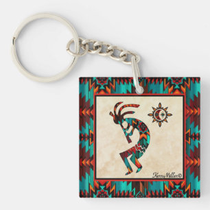 Southwest Kokopelli  Keychain