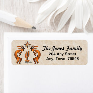 Southwest Kokopelli Label Return Address Label