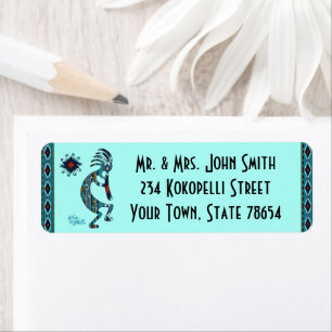 Southwest Kokopelli Label Return Address Label