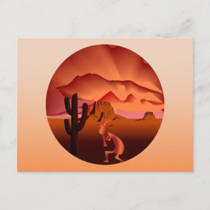 Southwest Kokopelli Postcard