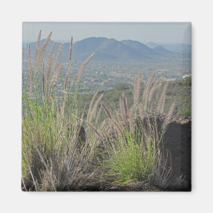 Southwest Landscape Photo Distant Mountains Magnet