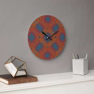 Southwest Mandala Large Clock