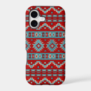 Southwest Mesas Turquoise & Red Phone Case