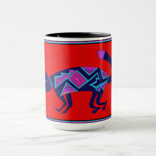 Southwest Mimbres Cat Mug