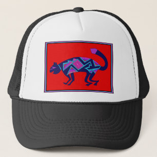 Southwest Mimbres Cat Trucker Hat