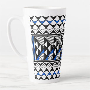Southwest Native American Rain and Sun Design Latte Mug