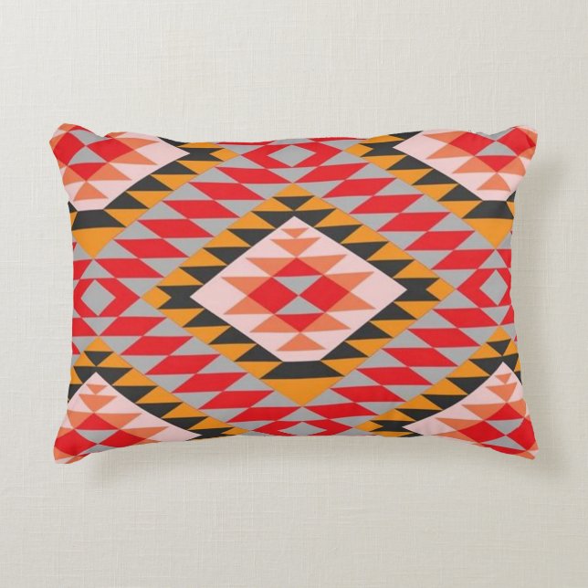 Southwest Native Diamond Decorative Cushion (Front)