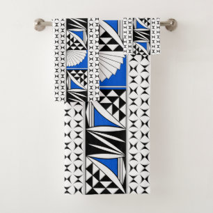 Southwest Native Sunrise in Blue Bath Towel Set