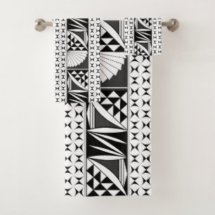 Southwest Native Sunrise in Charcoal Bath Towel Set