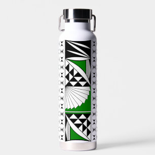 Southwest Native Sunrise in Green Water Bottle