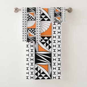 Southwest Native Sunrise in Orange Bath Towel Set