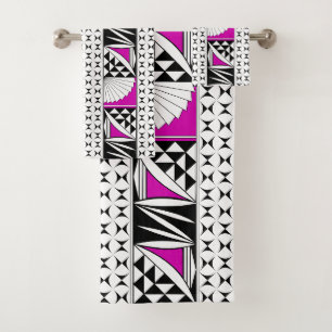 Southwest Native Sunrise in Pink Bath Towel Set