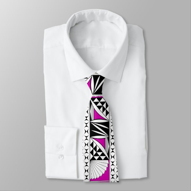 Southwest Native Sunrise in Pink Tie (Tied)