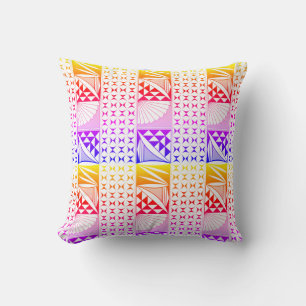 Southwest Native Sunrise in Rainbow Cushion