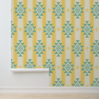 Southwest Navajo modern colourful stripes pattern