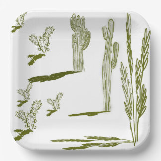 Southwest paper plates