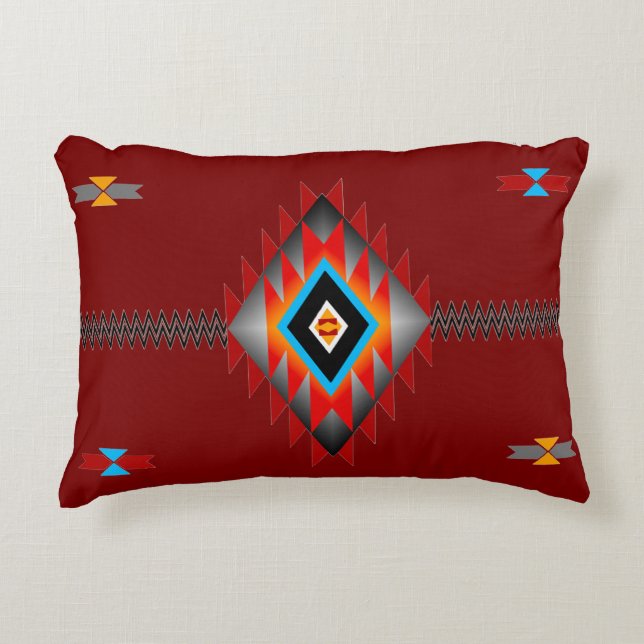 Southwest Pattern #1 - change colour Decorative Cushion (Front)
