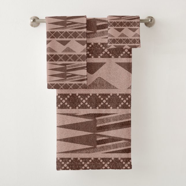 Southwest Pattern Bath Towel Set (Insitu)