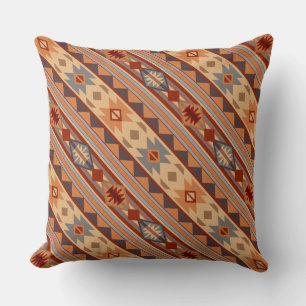 Southwest Pattern Design Tan Cushion