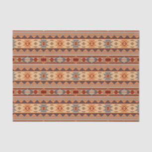 Southwest Pattern Design Tan Tissue Paper