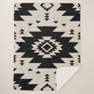 Southwest pattern sherpa blanket