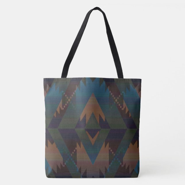 Southwest Pattern Tote Bag (Front)
