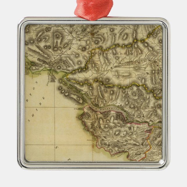 Southwest Perthshire Metal Ornament (Front)