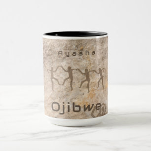 Southwest Petroglyhs Custom Tribe/Name Mug
