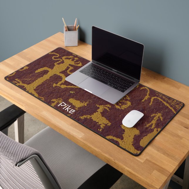 Southwest Petroglyph Personalised Desk Mat (Office 2)