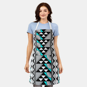 Southwest Rain and Sun in Turquoise Apron