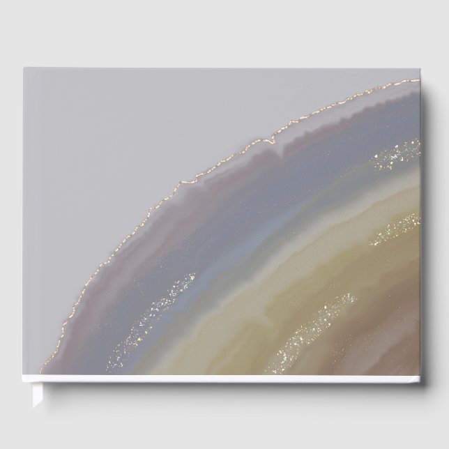 Southwest Rainbow Agate  Guest Book (Front)