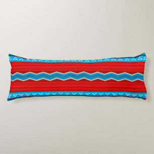 Southwest River Canyon Red and Turquoise Body Cushion