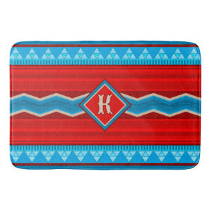 Southwest River Canyon Red Turquoise Personalised Bath Mat