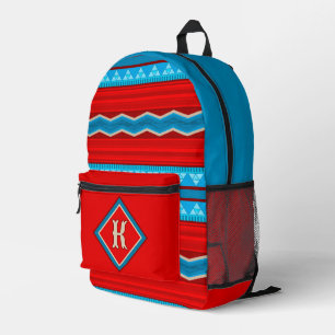 Southwest River Canyon Red Turquoise Personalised Printed Backpack