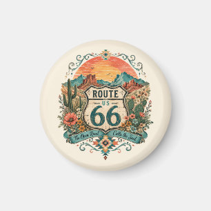 Southwest Route 66 Canyon Vista Keepsake Magnet