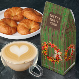 Southwest Rustic Chile Pepper Wreath Personalized 