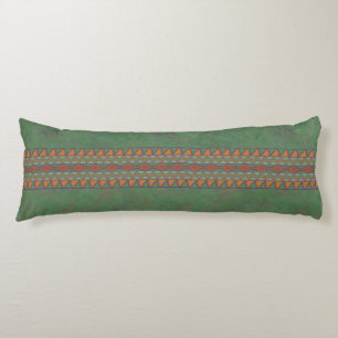Southwest Sagebrush Green Geometric Design Body Cushion
