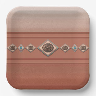 Southwest Sandstone Canyon Paper Plate