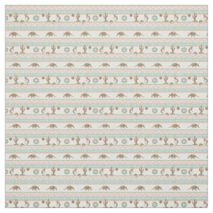Southwest Soft Pastel Stripes Small Print Fabric