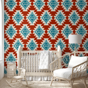 Southwest Spirit - Native Ameican Bold Geometric Wallpaper