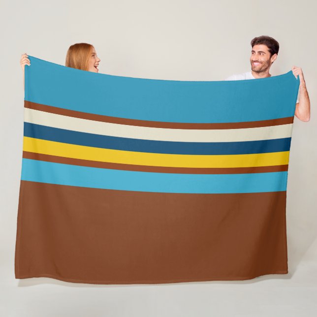 Southwest Stripes 12 Fleece Blanket (In Situ)