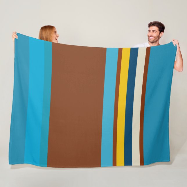 Southwest Stripes 12 Fleece Blanket (In Situ)